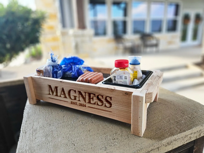 Realtor Closing Gift, Personalized Backyard Serving Tray, Closing Gift, Housewarming Gift, Real Estate Gift, Realtor Gift, Backyard Decor