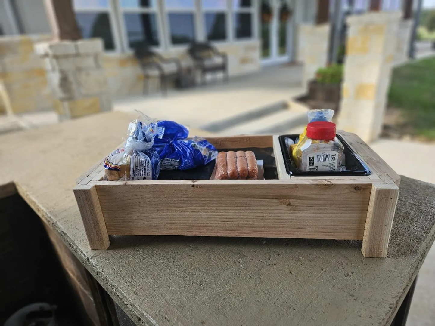 Realtor Closing Gift, Personalized Backyard Serving Tray, Closing Gift, Housewarming Gift, Real Estate Gift, Realtor Gift, Backyard Decor