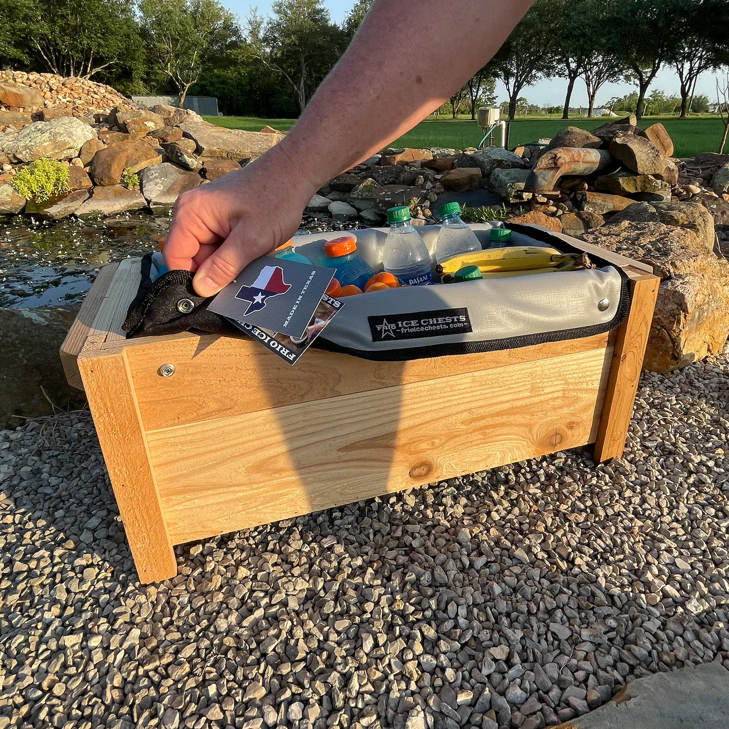 Housewarming Gift, Personalized Real Estate Closing Gift, Outdoor Cooler, Housewarming, Wooden Gift, New Home Gift, Couples Gift