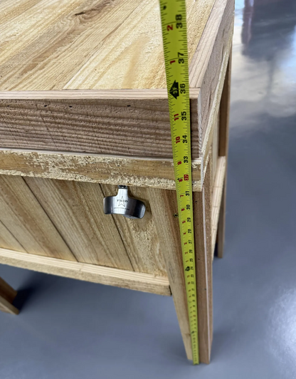 Personalized 48 qt wood cooler. Excellent patio accessory item! NEW DESIGN