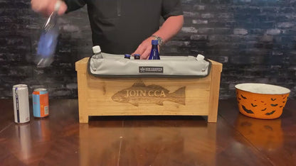 Housewarming Gift, Personalized Real Estate Closing Gift, Outdoor Cooler, Housewarming, Wooden Gift, New Home Gift, Couples Gift